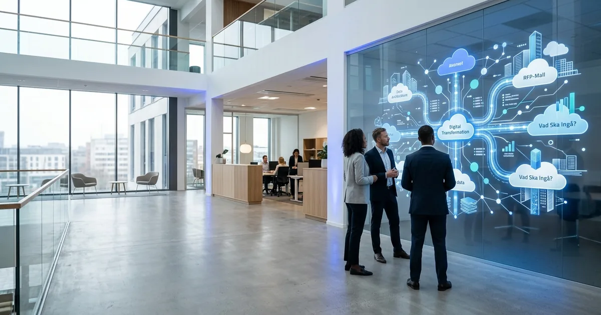 RFP-Mall för Digital Transformation: Vad Ska Ingå?