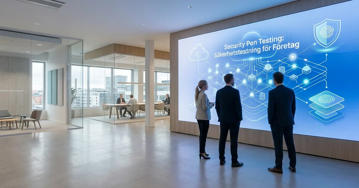 Security Pen Testing: Säkerhetstestning för Företag
