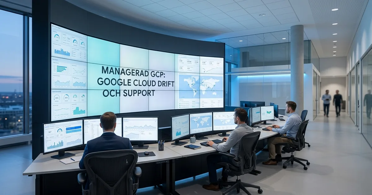 Managerad GCP: Google Cloud Drift och Support