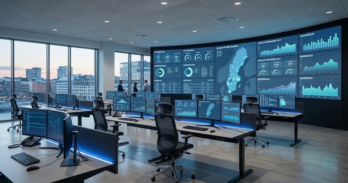 IT-Övervakning 24/7 i Sverige: Proaktiv Driftövervakning