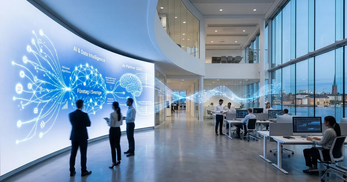 Machine Learning Företag i Sverige — Hitta Rätt AI-Partner 2026