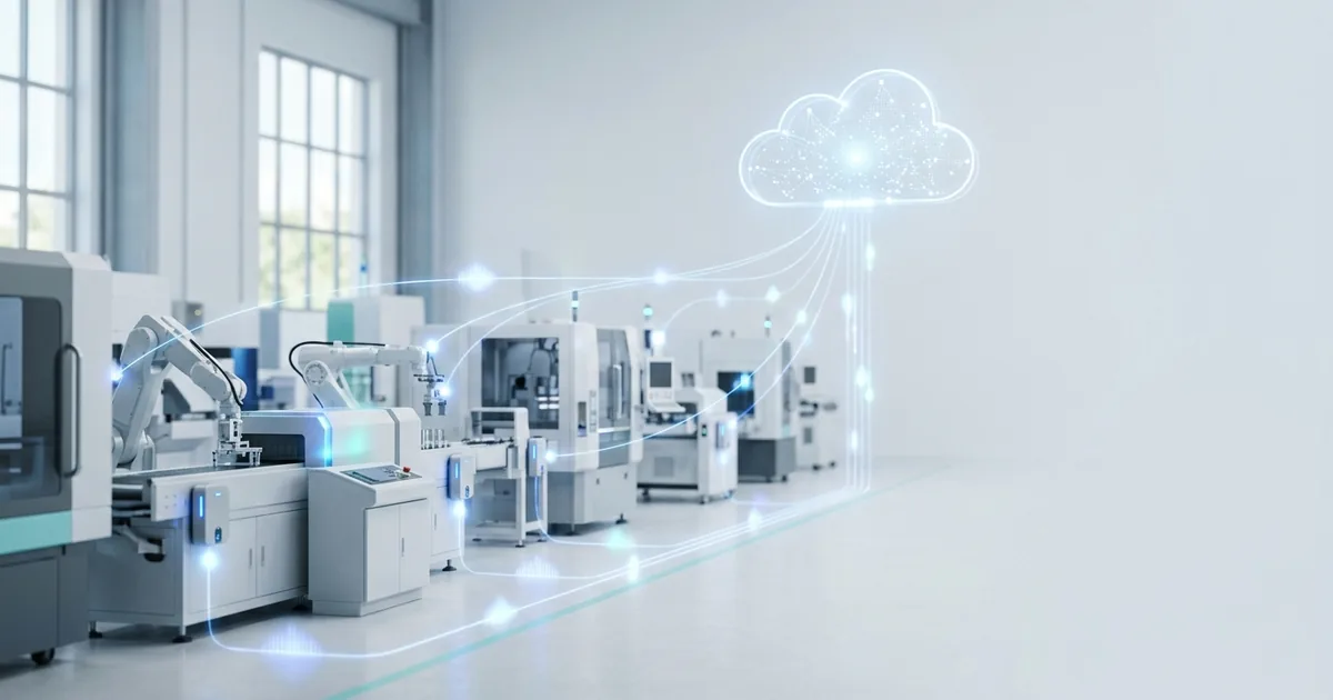 Smart fabrik IoT: Koppla maskiner till molnet