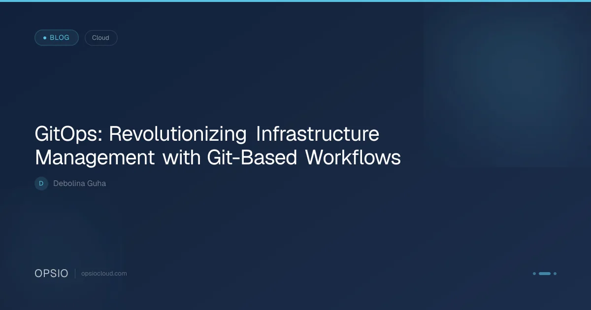 GitOps: Git-Based Infrastructure Workflows | Opsio