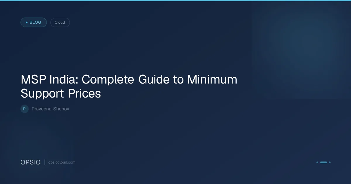 MSP India Insights & Services | Opsio