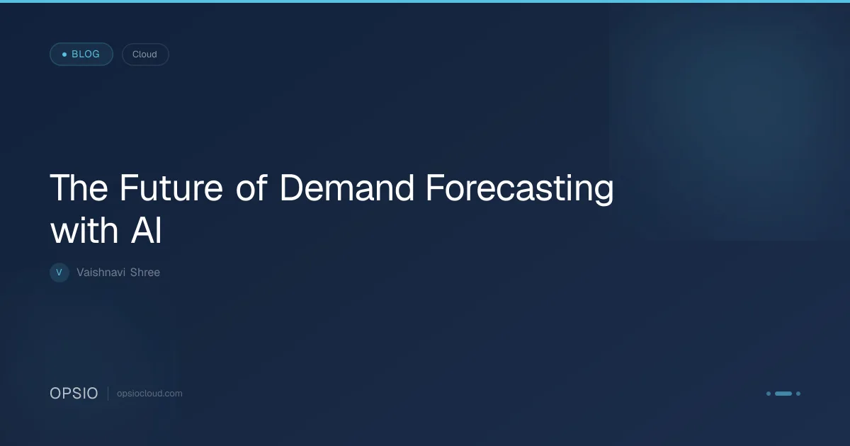 AI Demand Forecasting Future Trends India | Opsio