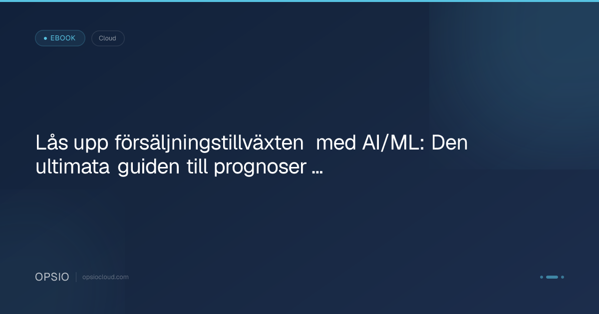 Lås upp försäljningstillväxten med AI/ML: Den ultimata guiden till prognoser i realtid