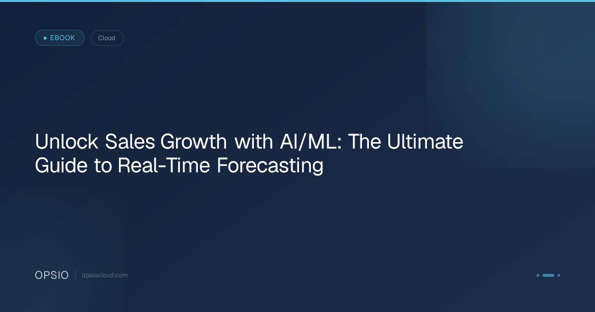 Unlock Sales Growth with  AI/ML: The Ultimate Guide to Real-Time Forecasting