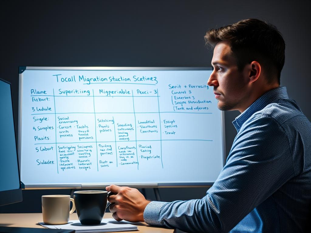 Azure Migration Consultant planning migration timeline to minimize downtime
