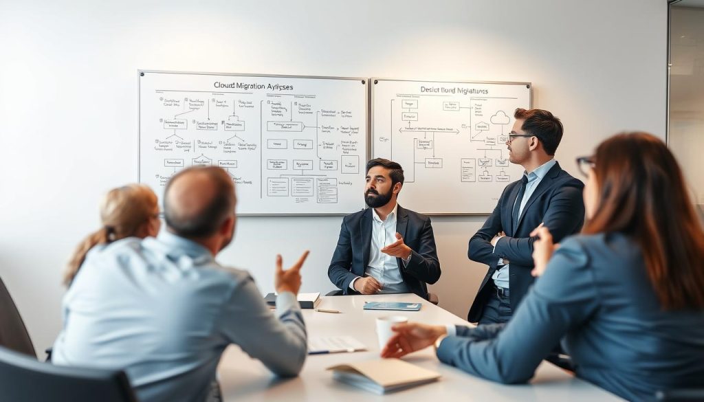 Azure consulting team in a strategic planning session