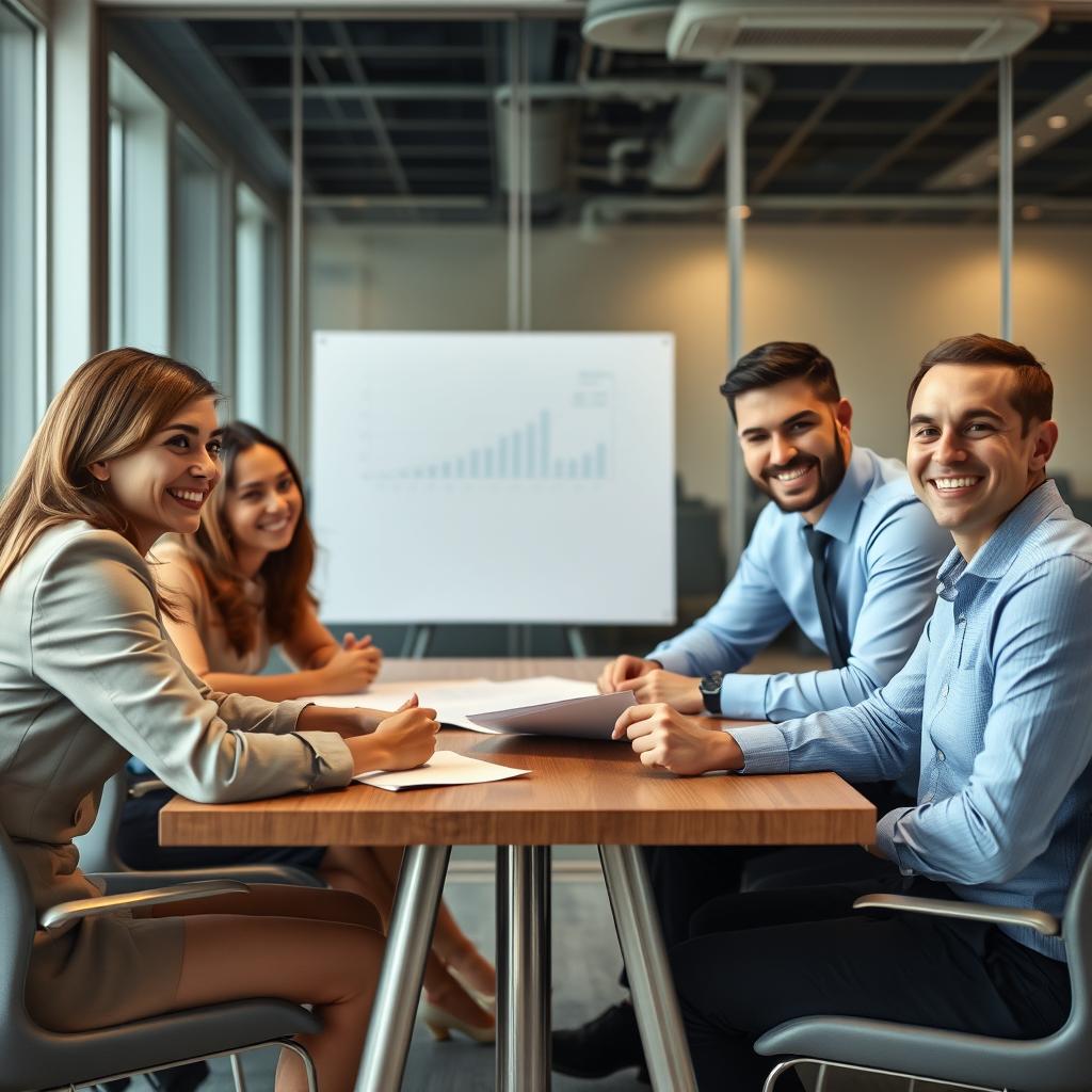 Business team planning security scaling for company growth