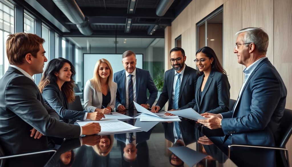 Cloud computing MSP leadership team planning future growth with Opsio solutions