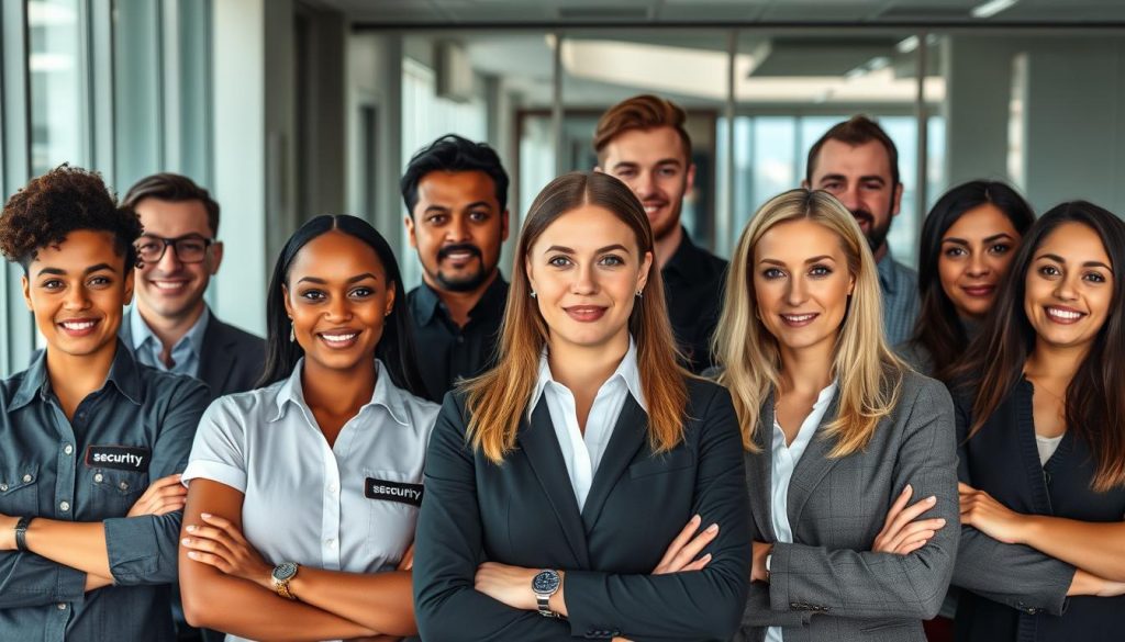 Confident security team ready to protect client environments