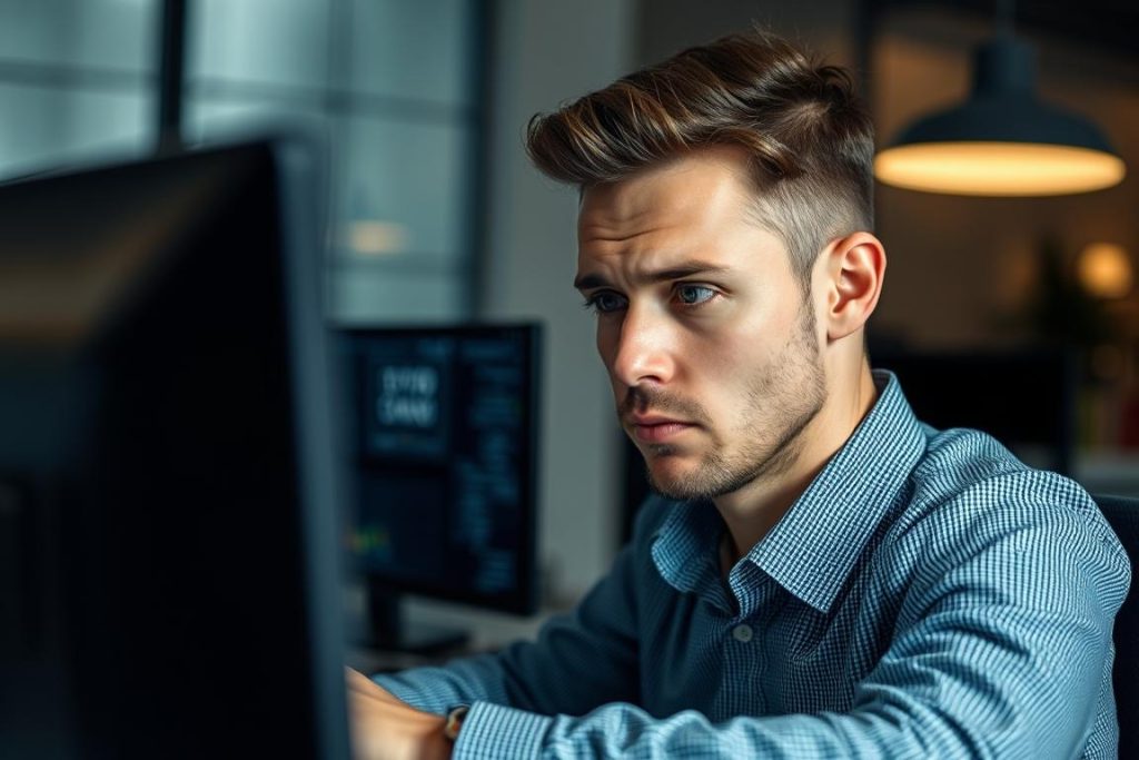 Cybersecurity professional addressing cloud security challenges