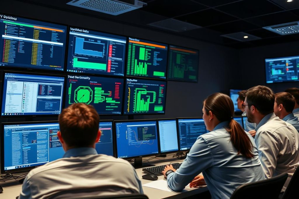 Disaster recovery testing session in progress