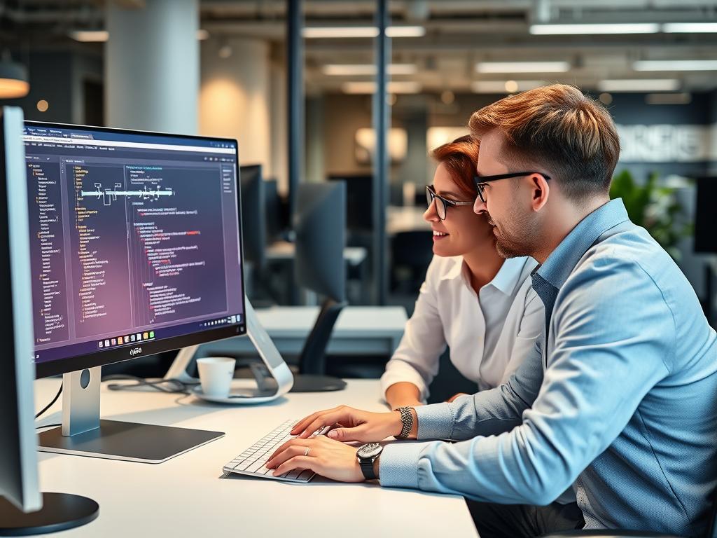 Engineer implementing automation workflows with Opsio consultant