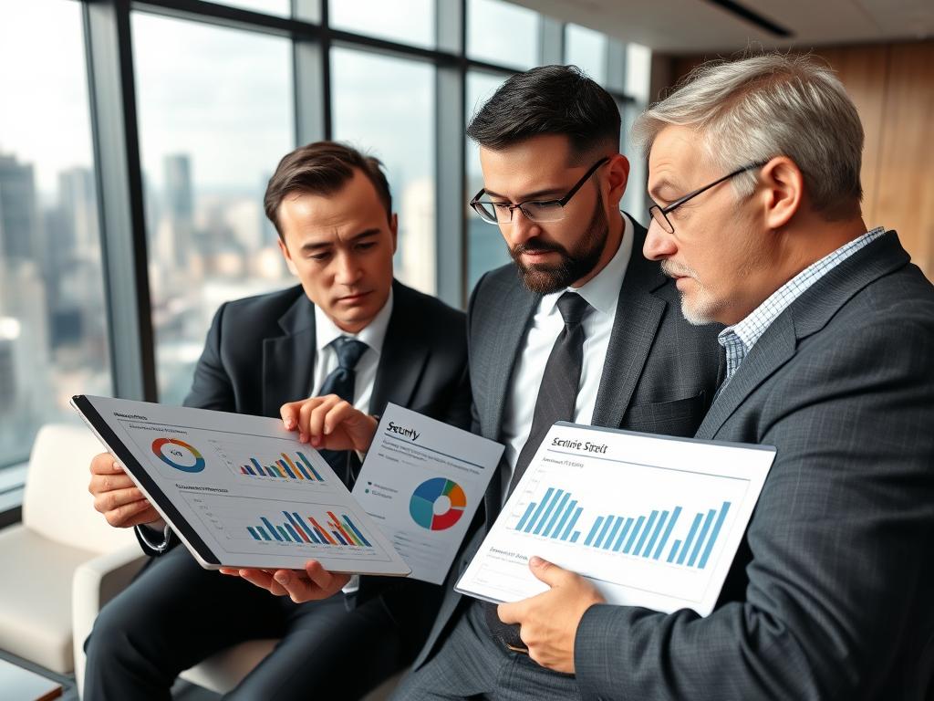 Executive reviewing security investment ROI
