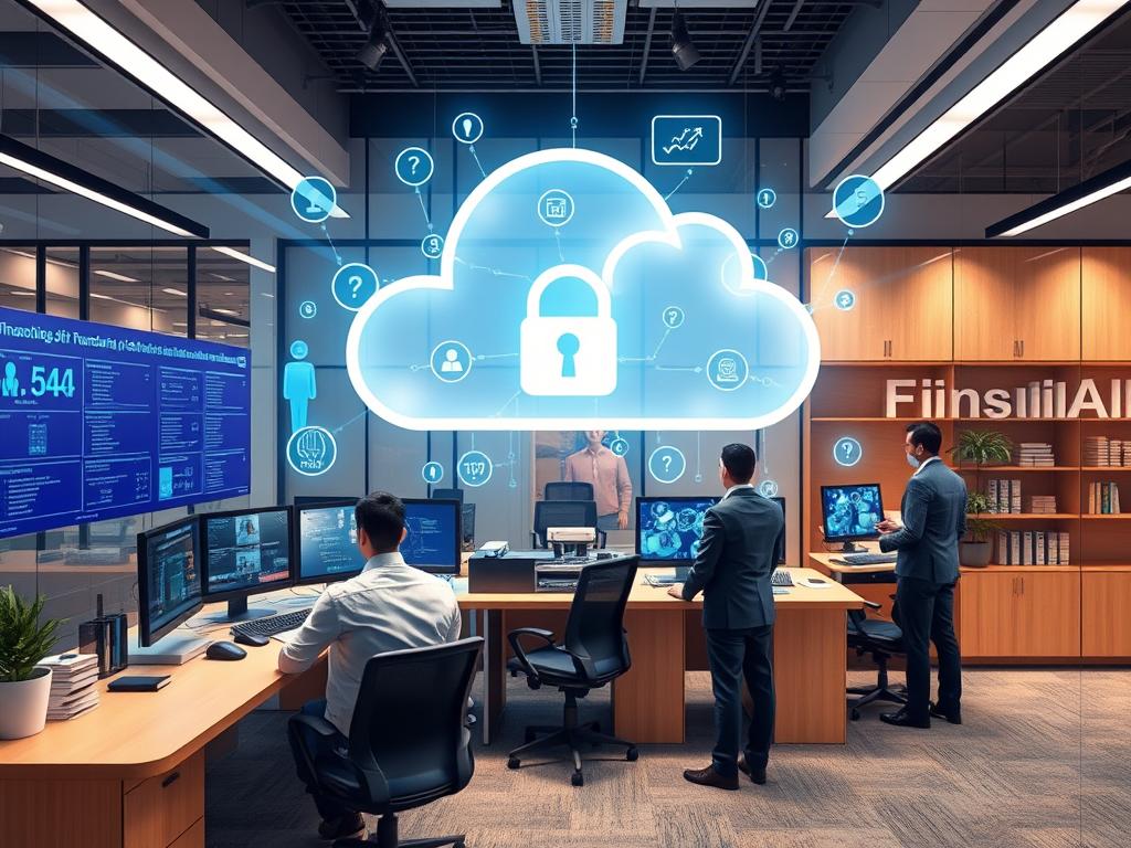 Financial services company implementing managed cloud security