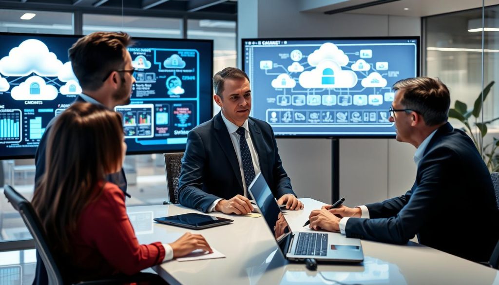 Financial services company implementing secure cloud strategy through Strategic IT Consulting Services