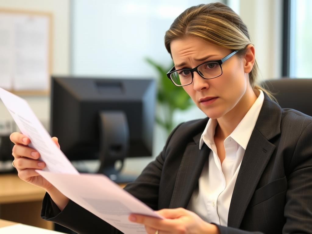 HR manager reviewing cybersecurity job applications