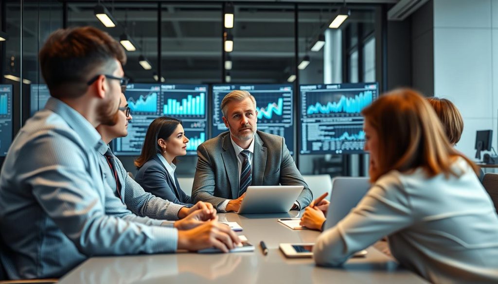 IT consultant working with business client on technology strategy IT consultant working with business client on technology strategy
