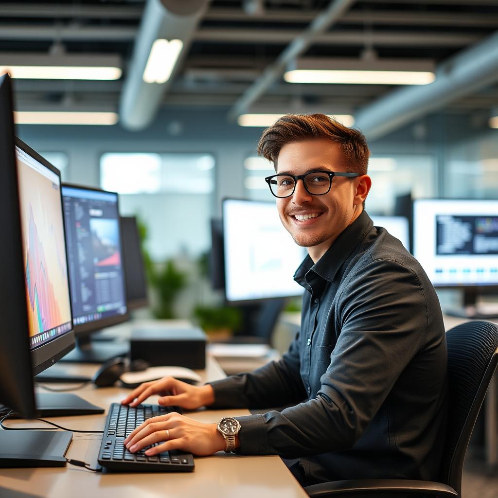 IT professional working on strategic project instead of security alerts
