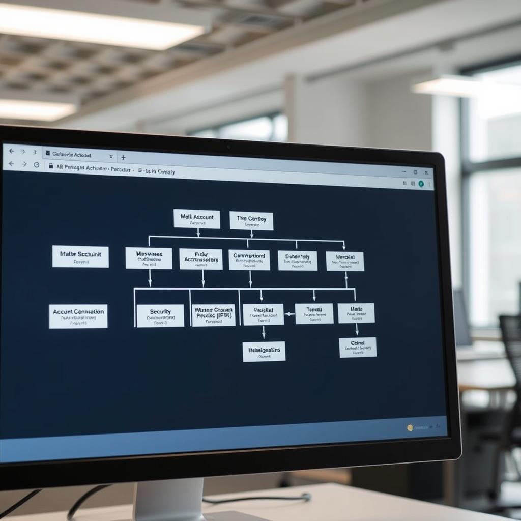 Multi-account AWS architecture diagram showing organizational structure