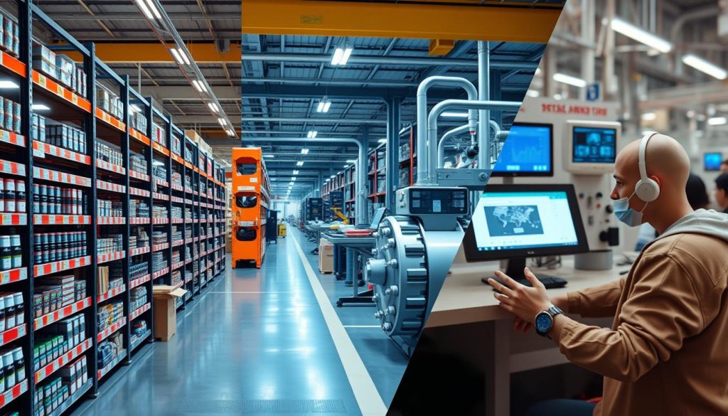 Multiple industry IoT applications showing retail, manufacturing, and healthcare implementations