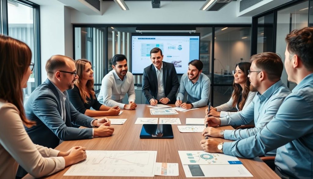 Opsio consultants working with client team on cloud DevOps strategy
