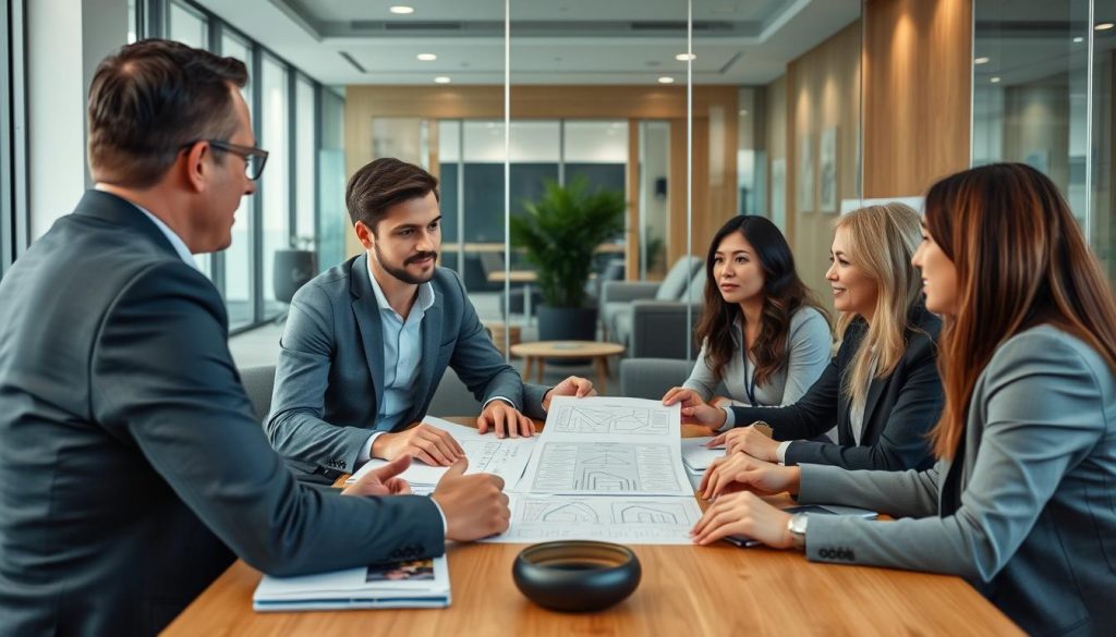 Opsio consultants working with clients on cloud strategy for AWS and Oracle platforms