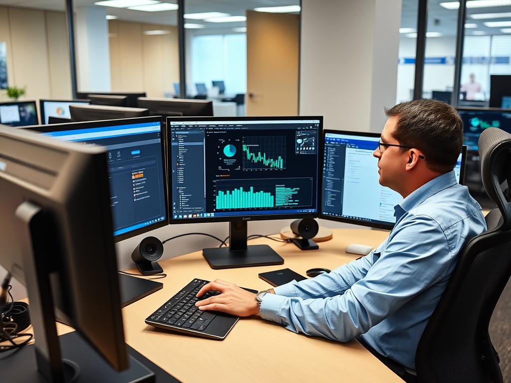 Opsio specialist implementing Azure migration plan