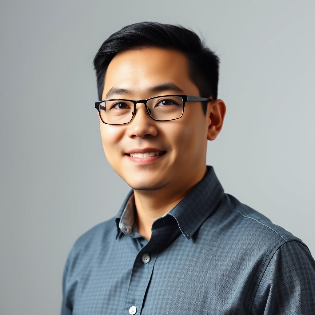 Portrait of Michael Chen, Director of IT at Global Manufacturing Corp.