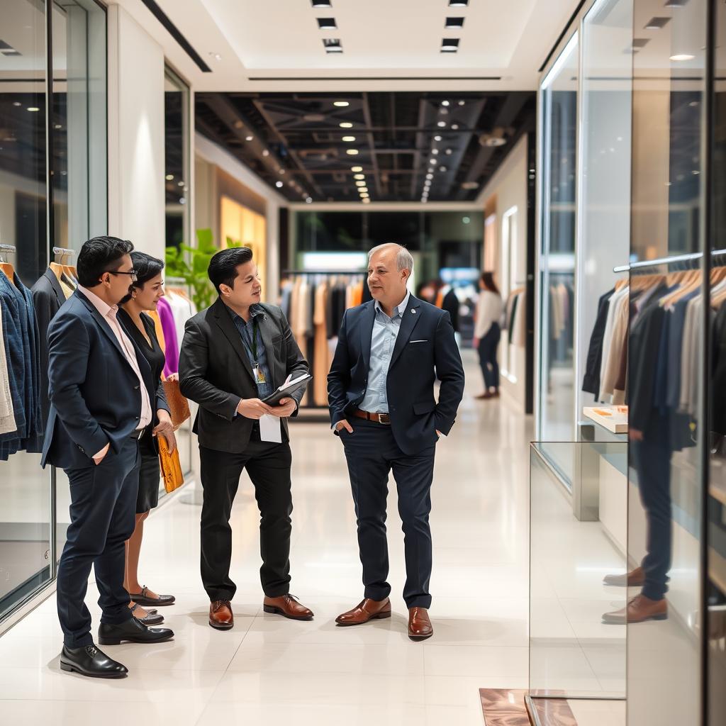 Retail consultants from Opsio, the best consultancy in Bangalore, analyzing store layout