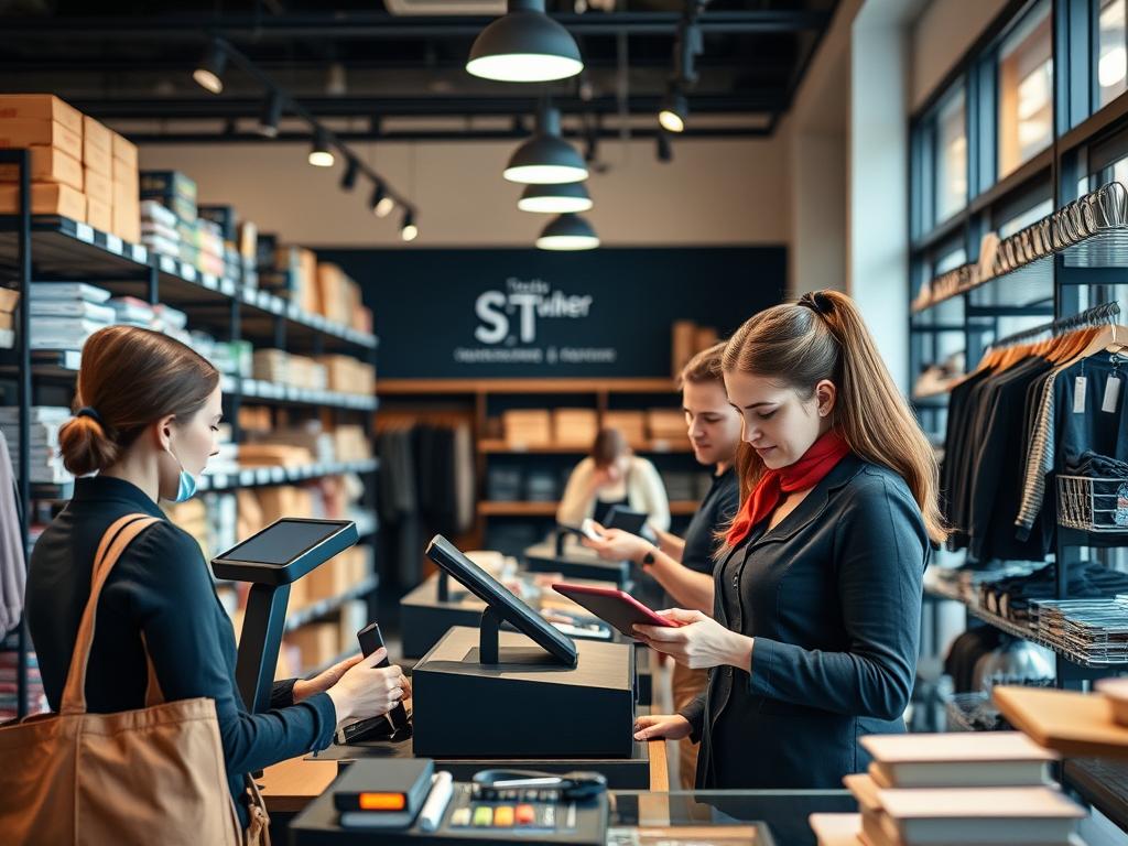 Retail environment with cloud-based point of sale and inventory systems