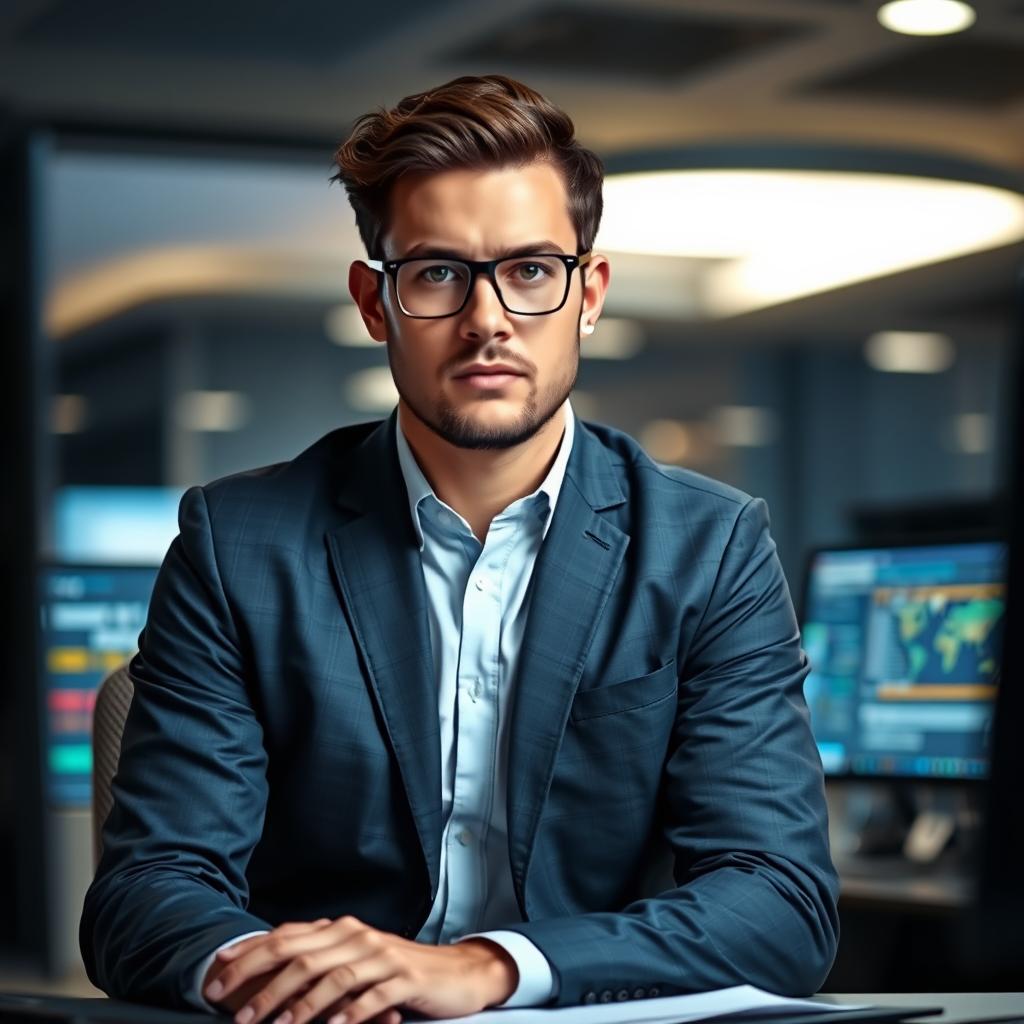 Security analyst reviewing endpoint threat detection data