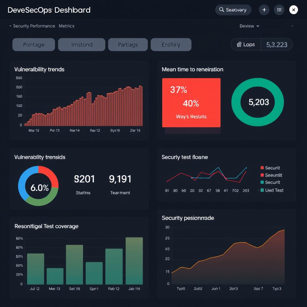 Security metrics dashboard for DevSecOps