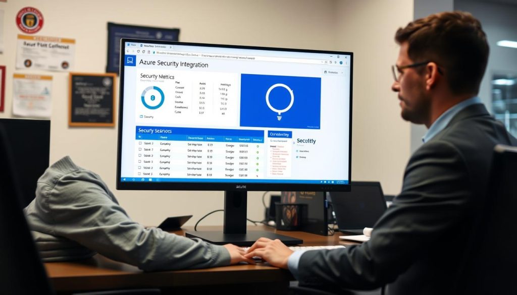 Security specialist reviewing Azure DevOps security integration