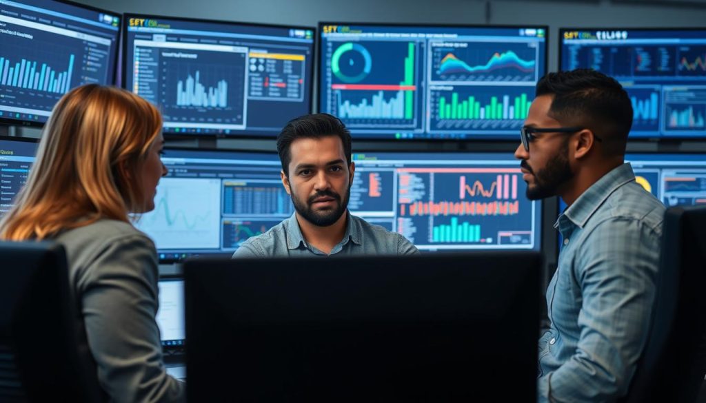 Security team reviewing cloud infrastructure security posture