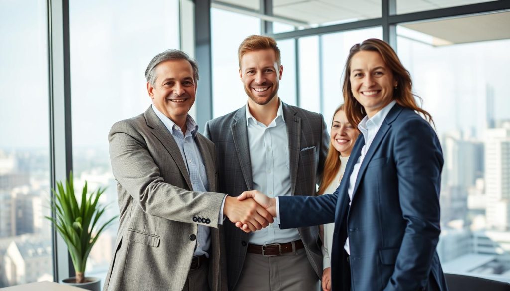 Successful cloud solutions consultant with satisfied clients