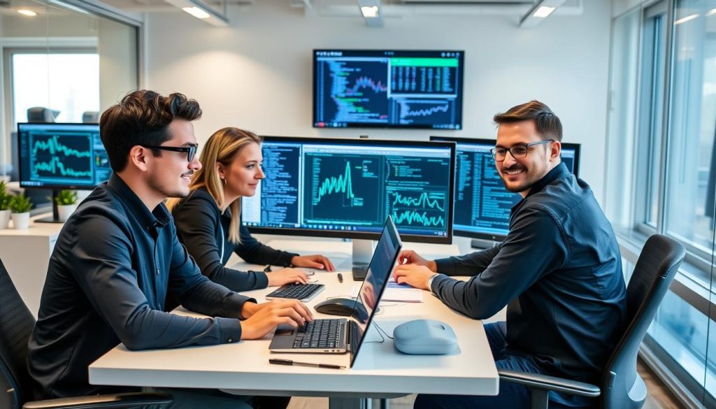 Team implementing AI solutions on Google Cloud Platform