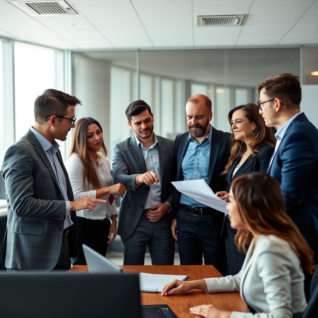 Team of security analysts collaborating