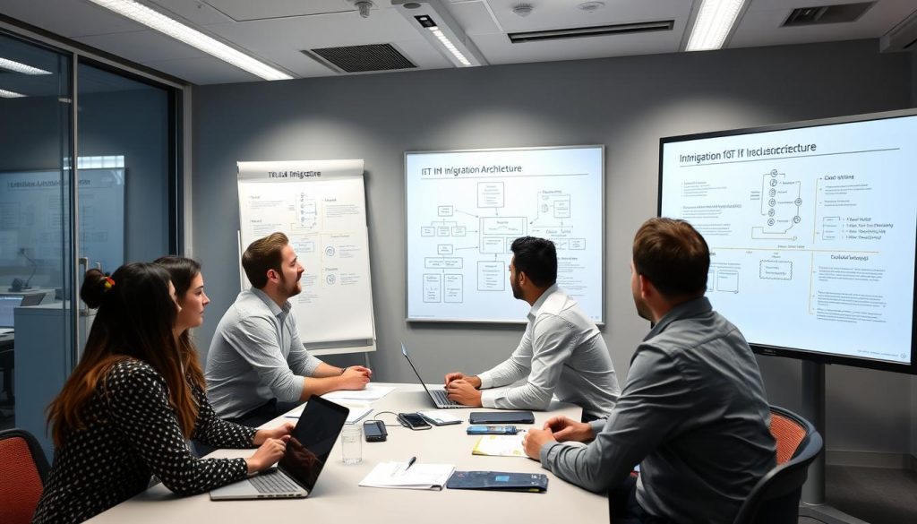 Team preparing for cloud migration execution