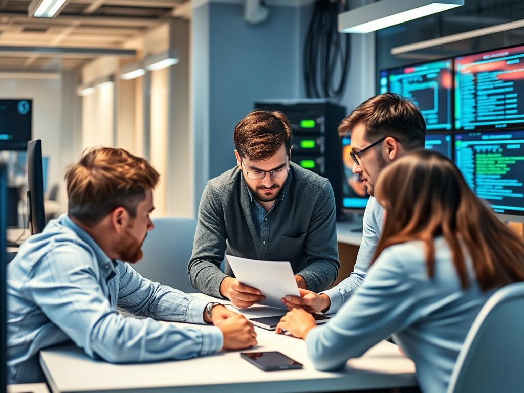 Team troubleshooting cloud migration challenges between AWS and Oracle platforms