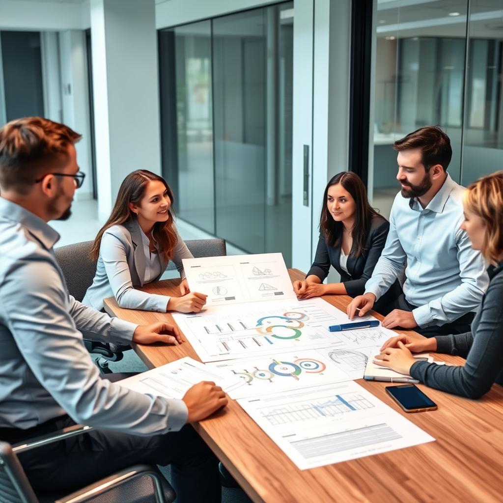 Business leaders discussing cloud migration strategy