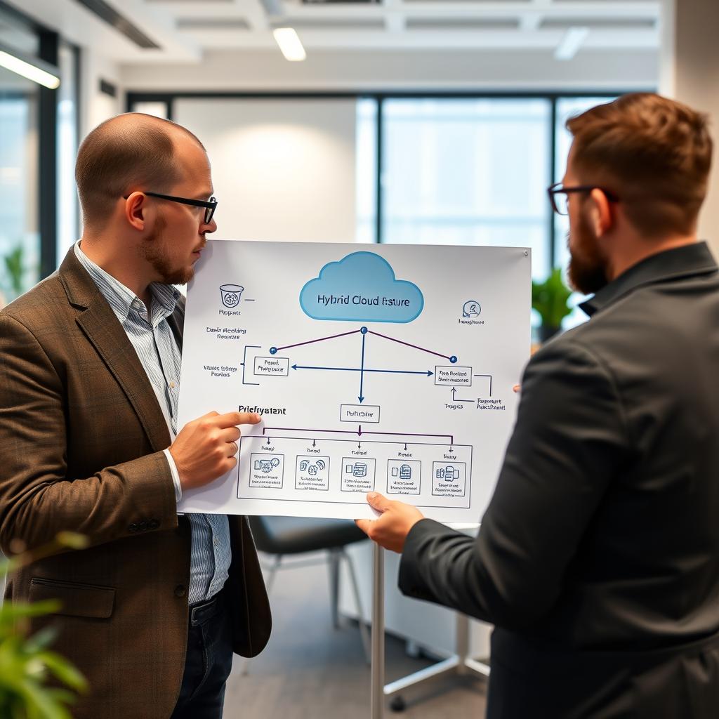 Hybridmolnarkitektur som kombinerar olika IT-miljöer
