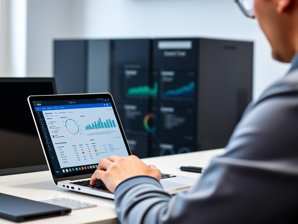 IT professional using Opsio's cloud assessment tools