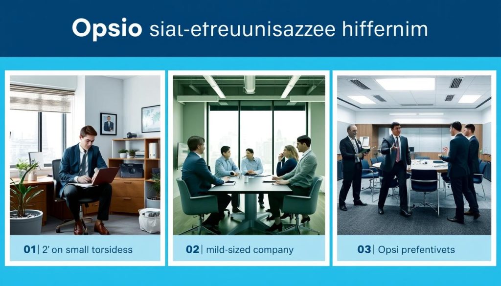 Opsio security professionals working with businesses of different sizes