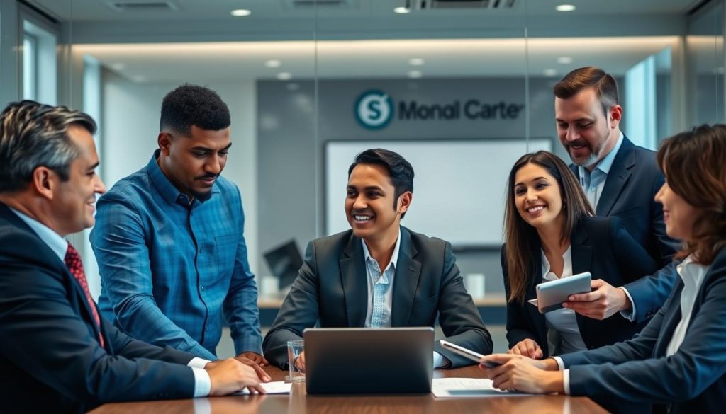 Opsio's leadership team discussing cloud data center strategy