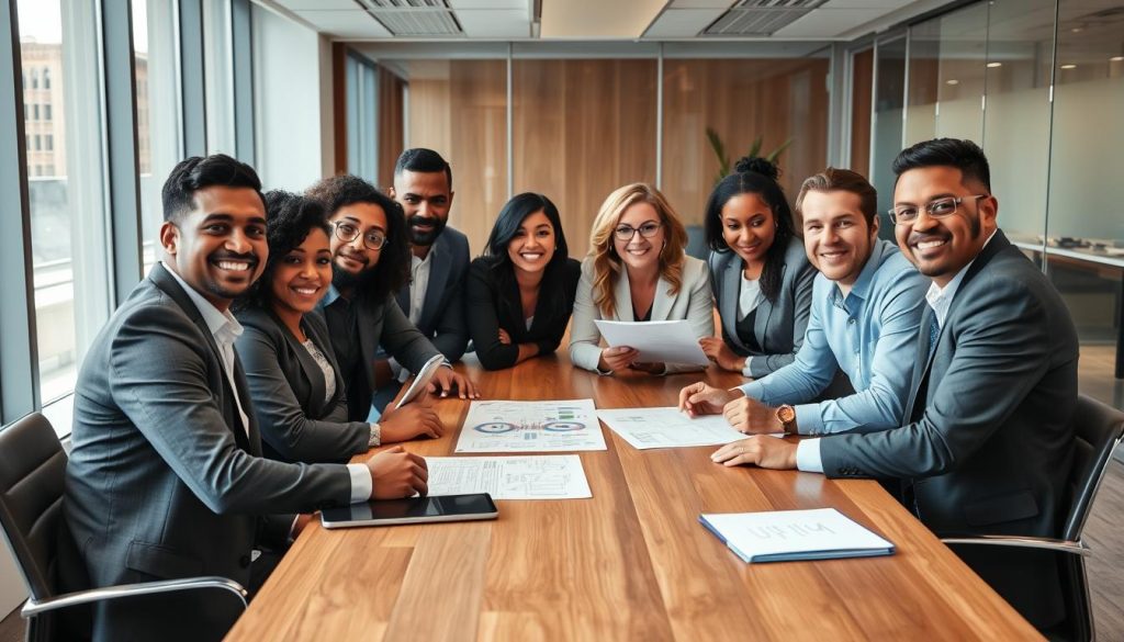 Project kickoff meeting for cloud managed services implementation