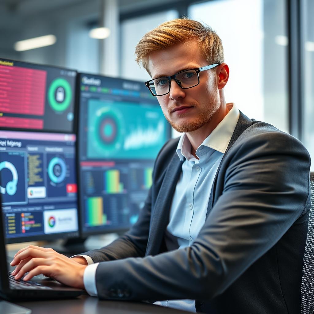 Sikkerhetsspesialist fra Opsio som jobber med outsourcing av IT-drift og cybersikkerhet