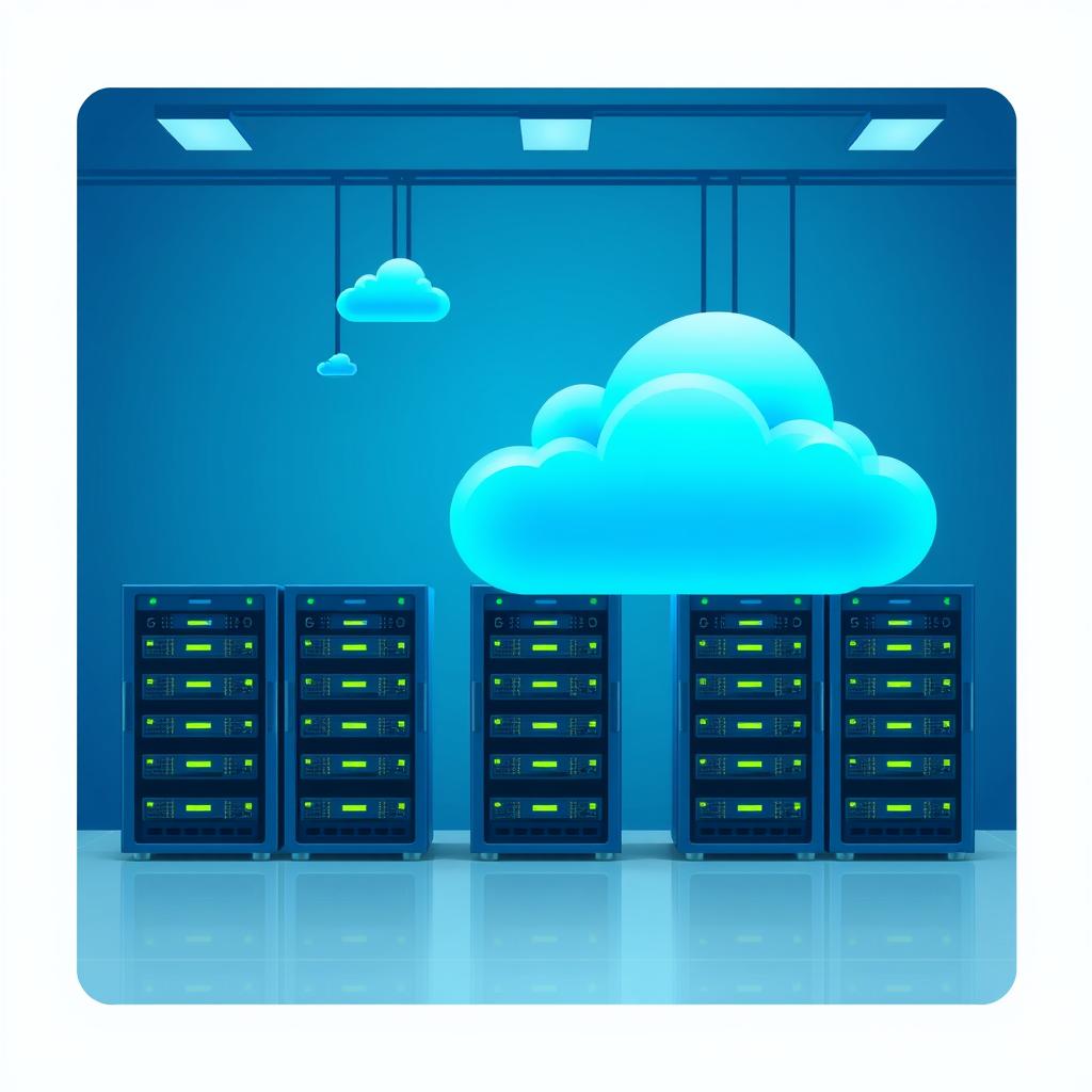 Visualisering av Opsios outsourcing av IT-drift for infrastrukturstyring med servere og skytjenester